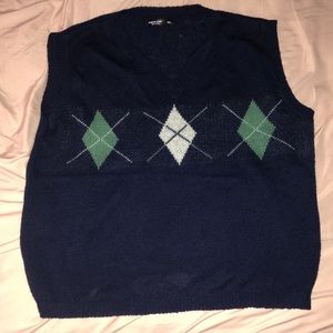 navy blue sweater vest: 3XL